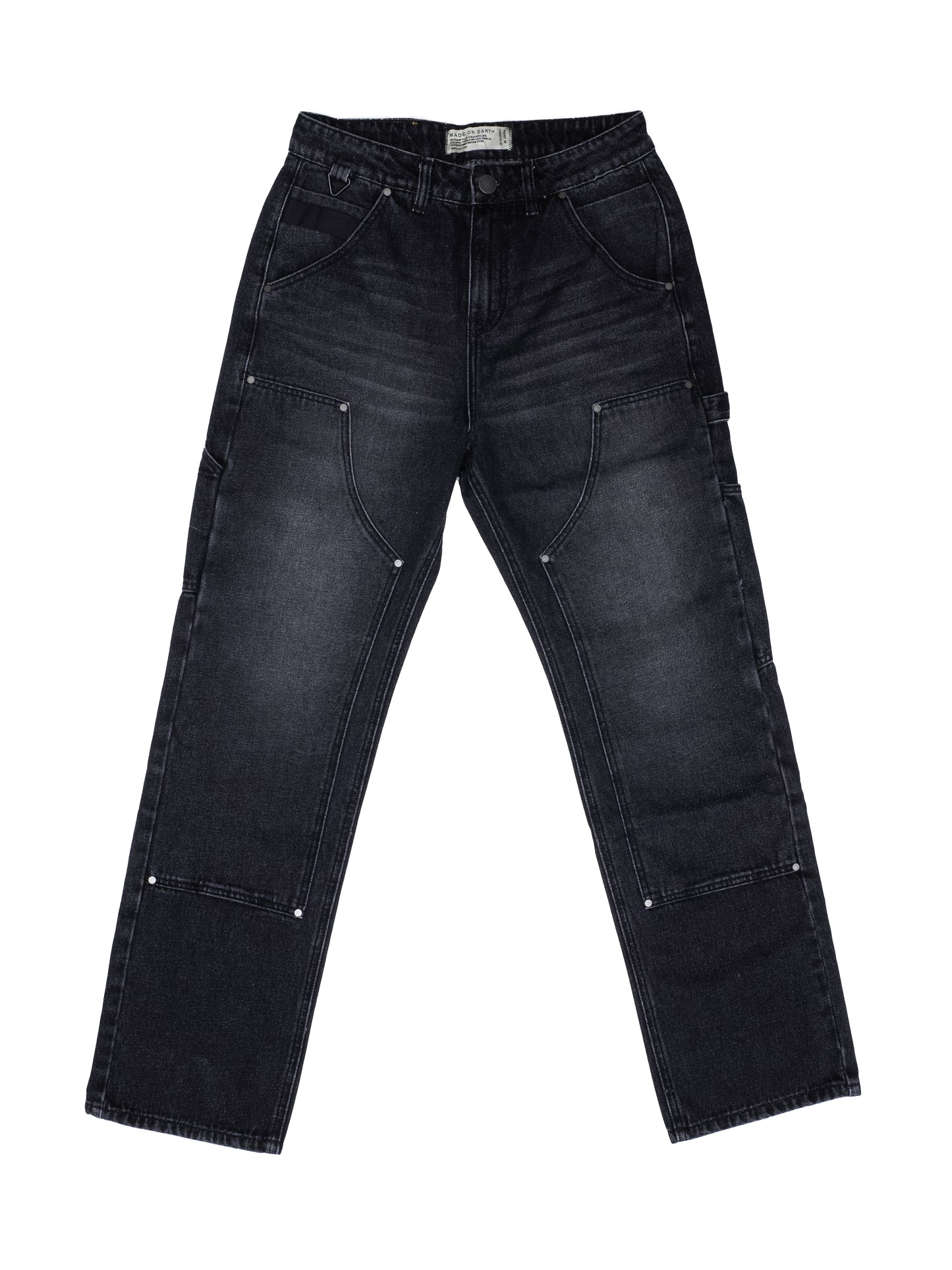 Washed Black Carpenter Pants