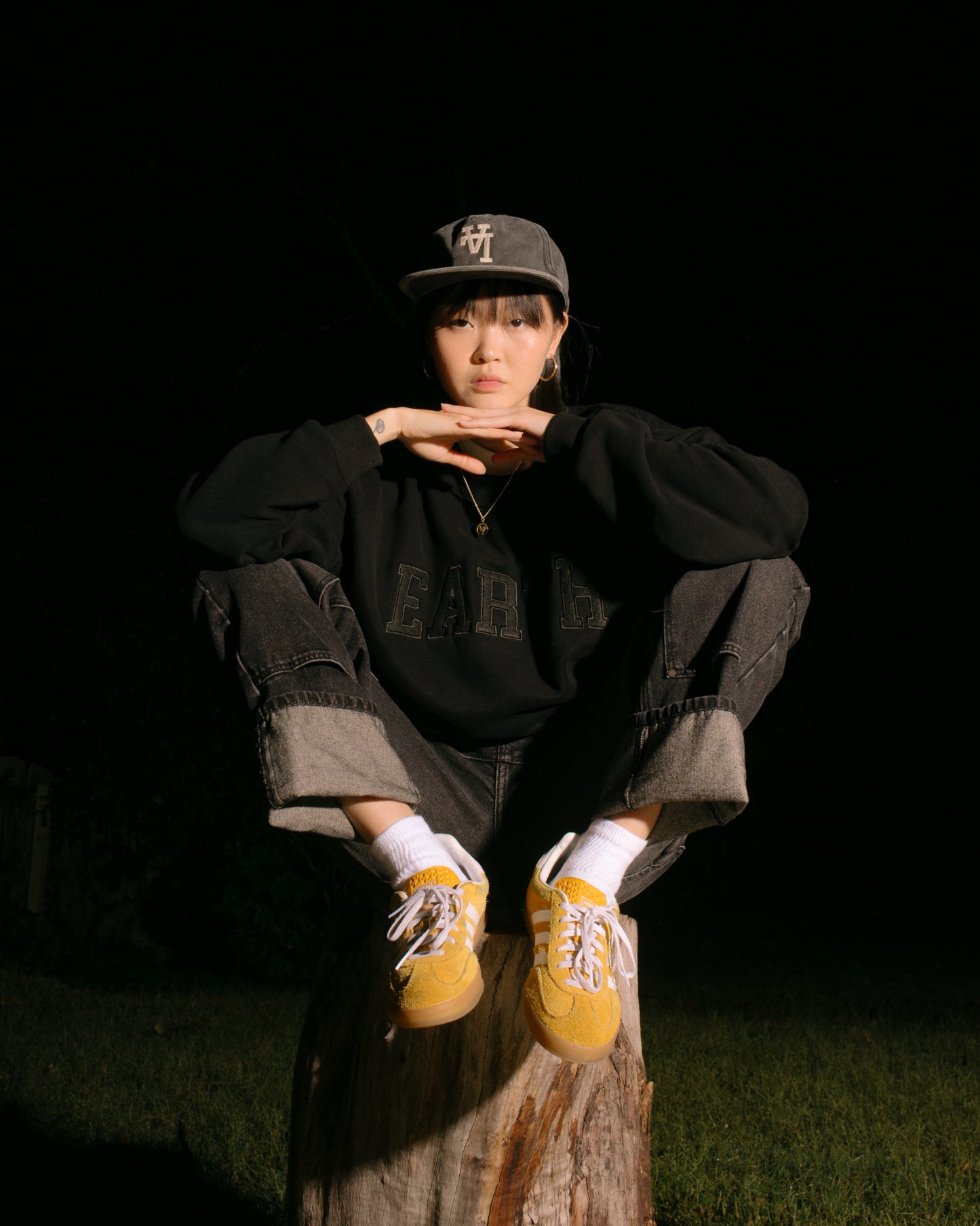 "Earth" Sports Oversized Crew