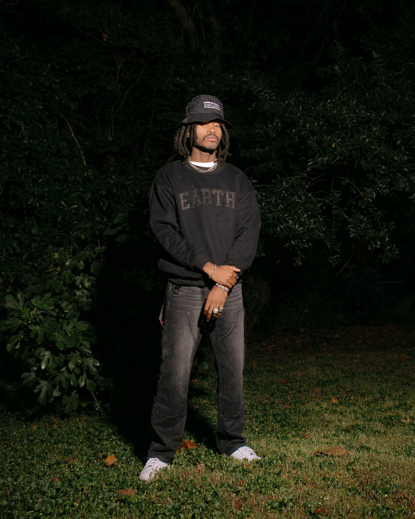 "Earth" Sports Oversized Crew