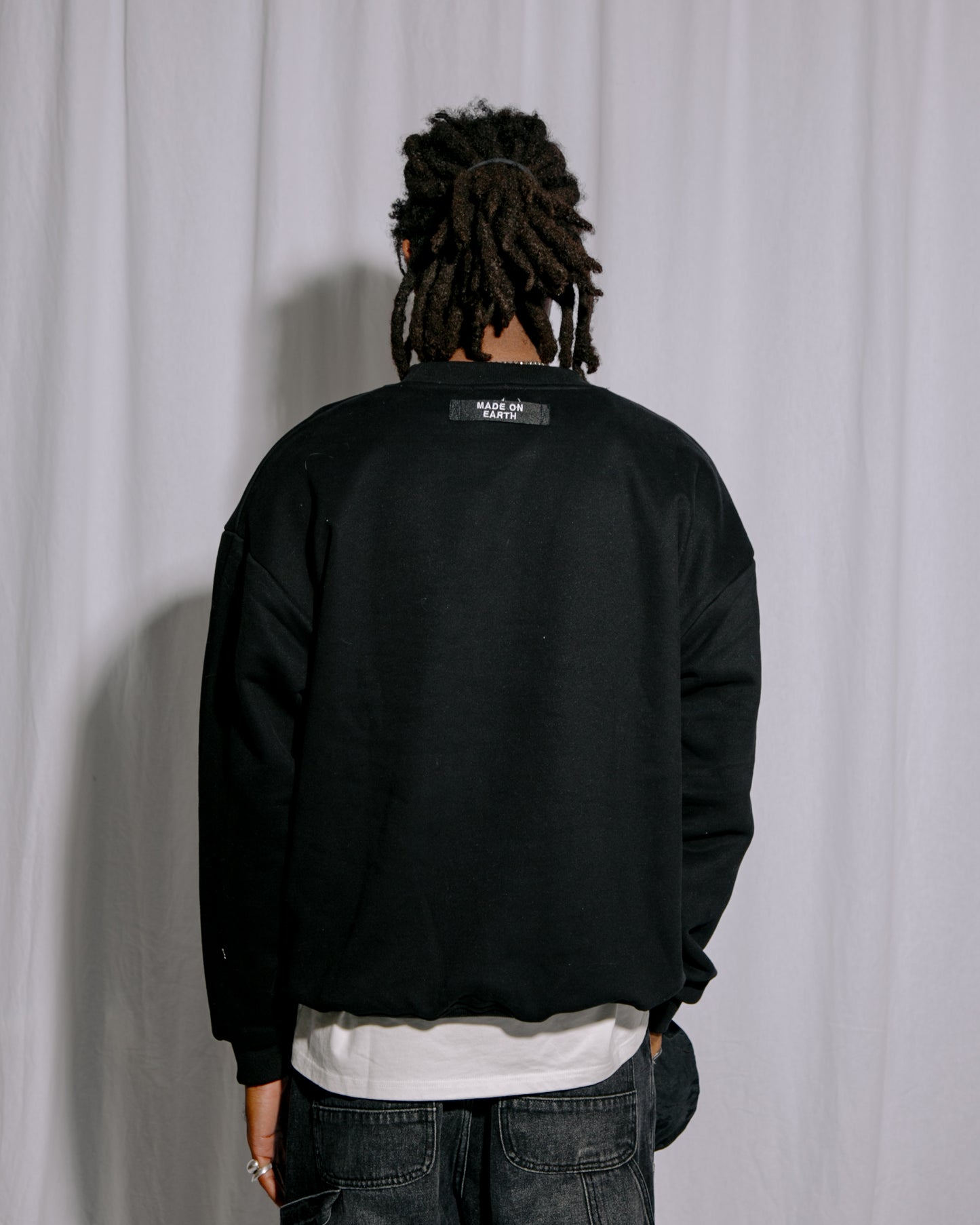 "Earth" Sports Oversized Crew