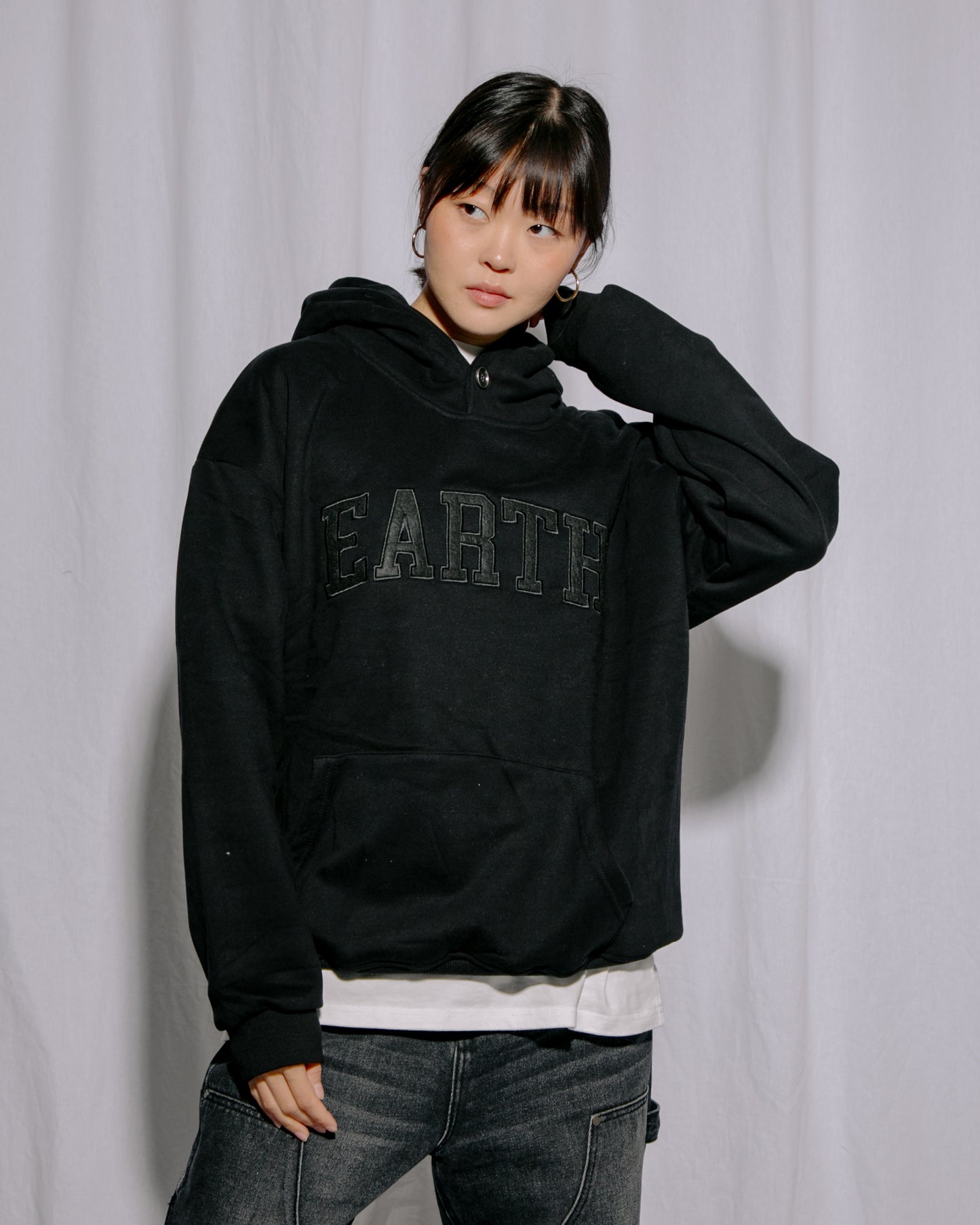 "Earth" Sports Oversized Hoodie