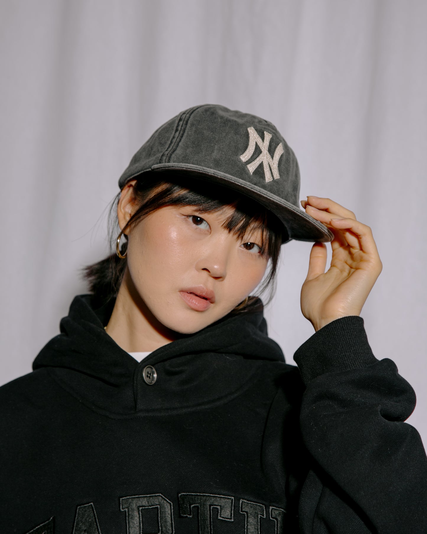 Classic Charcoal Upside Down NYC Hat