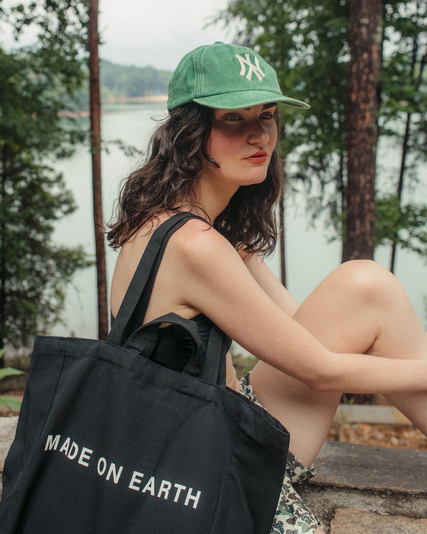 Classic Green Upside Down NYC Hat
