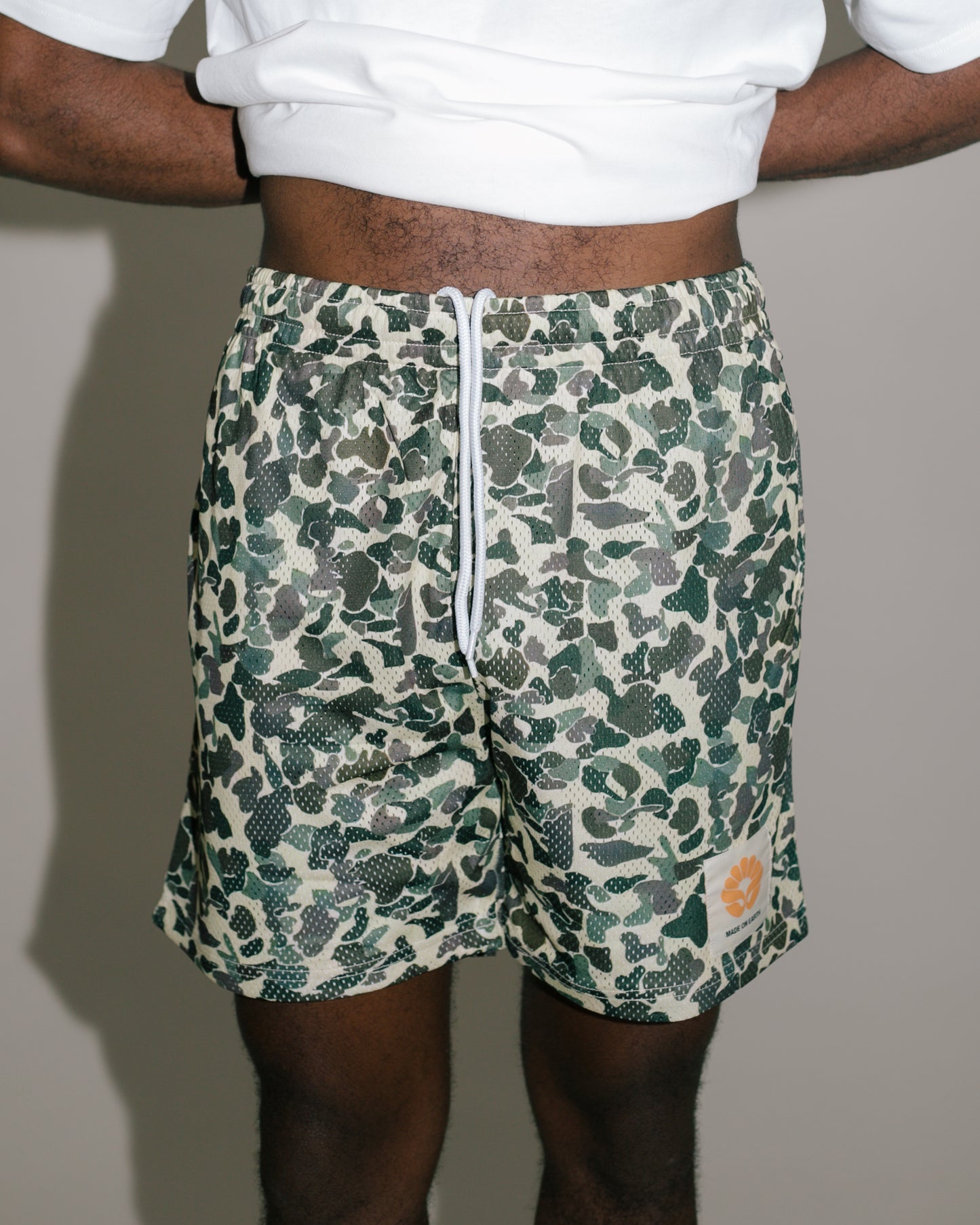 Camo Mesh Shorts