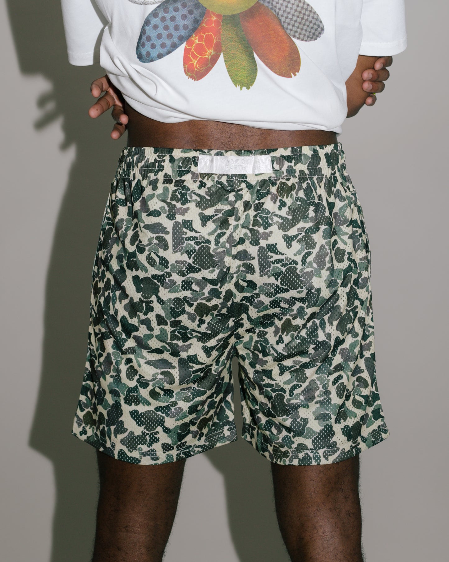 Camo Mesh Shorts