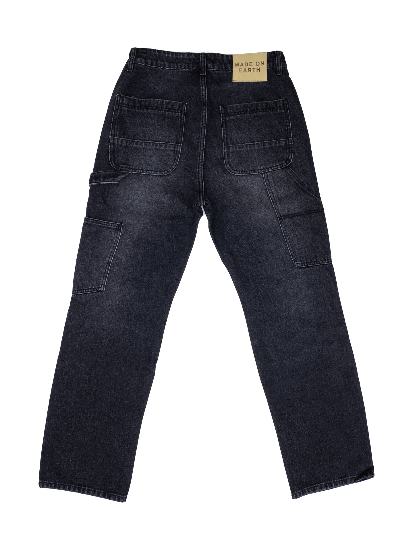 Washed Black Carpenter Pants