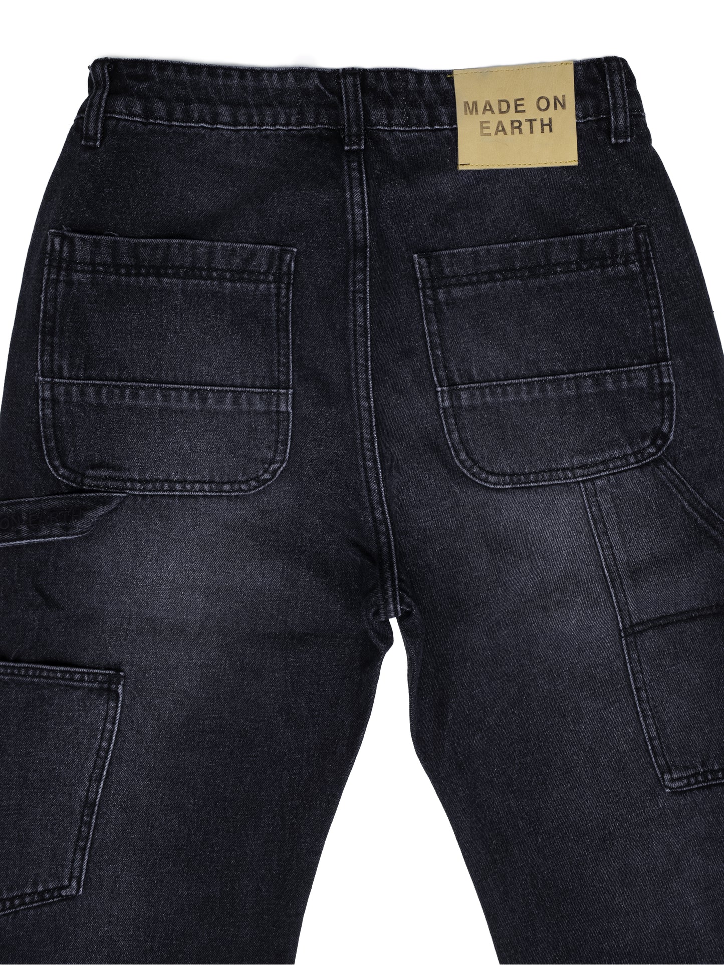 Washed Black Carpenter Pants