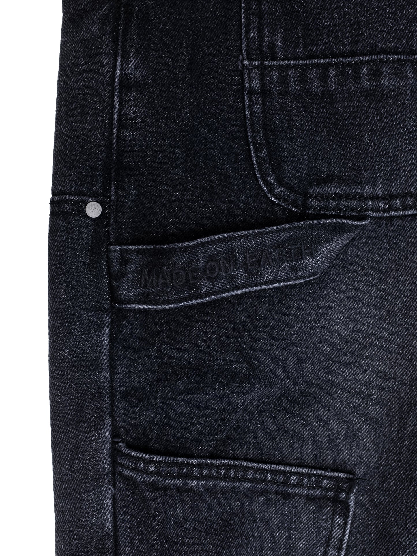 Washed Black Carpenter Pants