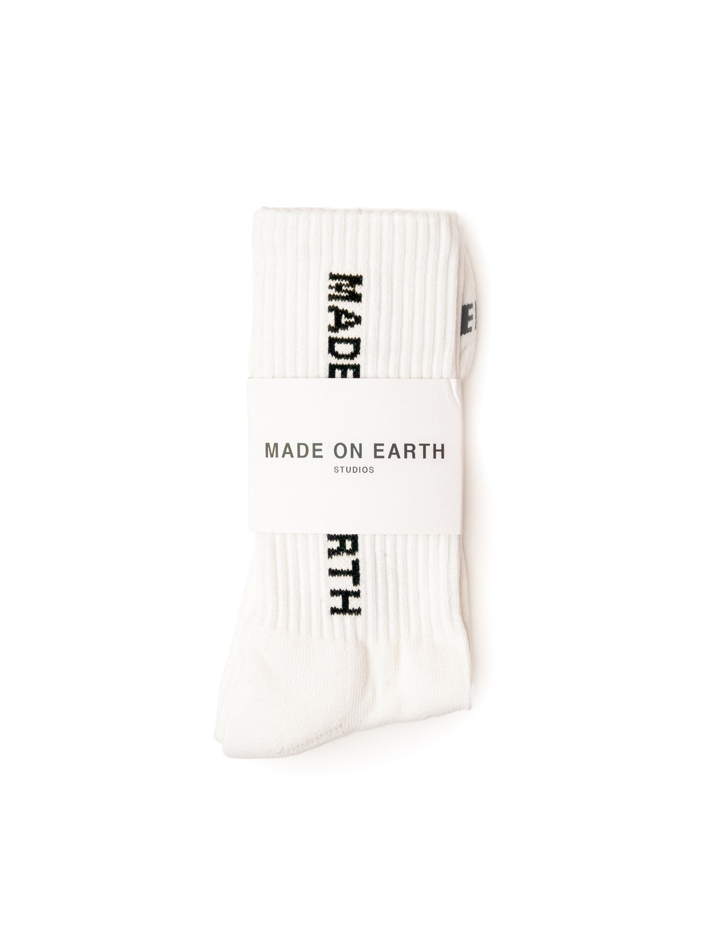 Crew Socks - Vintage White/ Black
