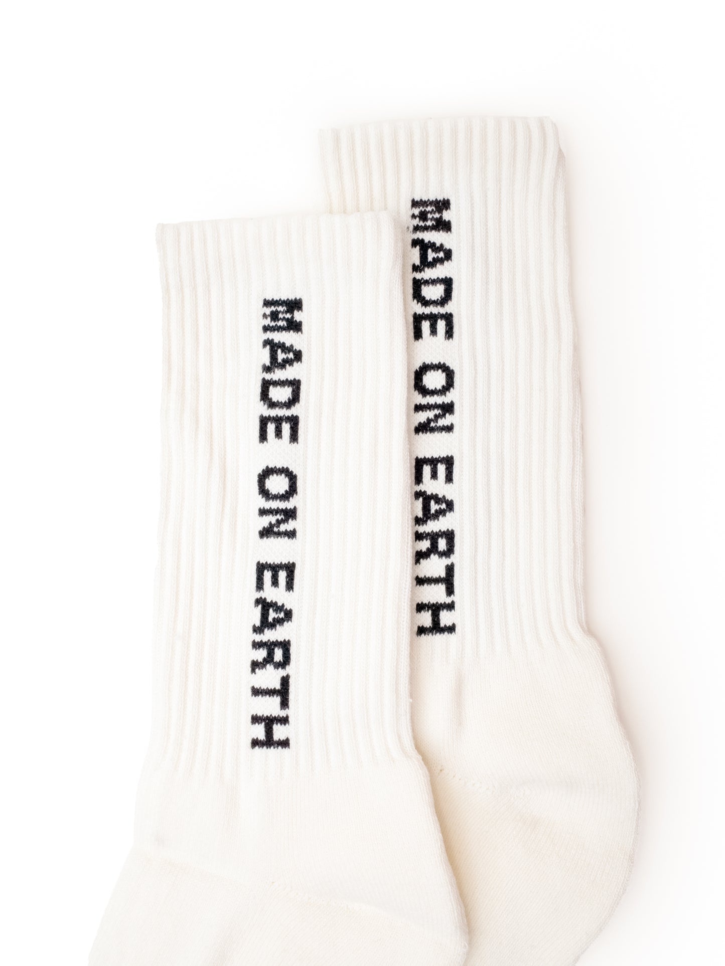 Crew Socks - Vintage White/ Black