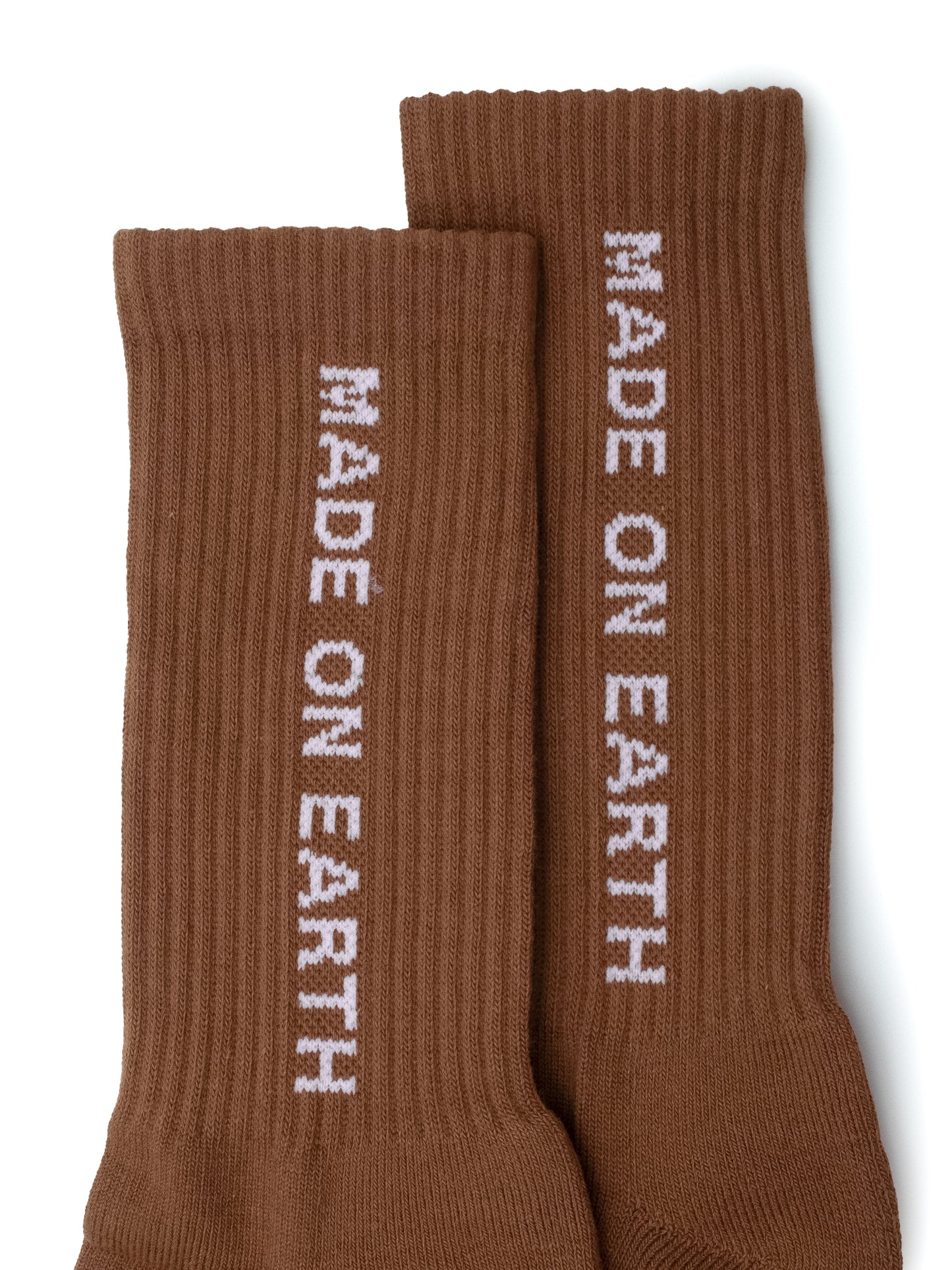 Crew Socks - Brown/Pink