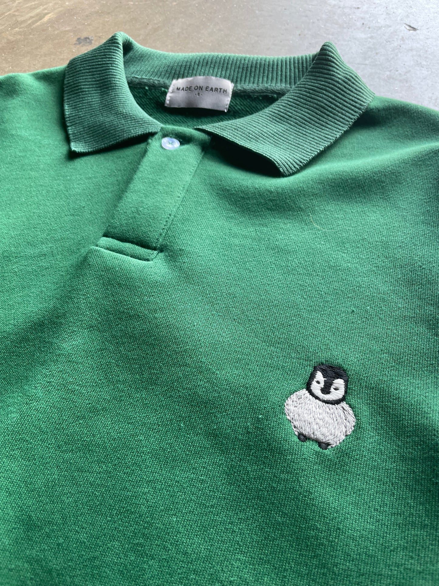 Long Sleeve Penguin Polo - Green